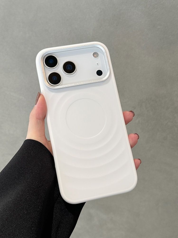 智能手机壳 用于 Apple iPhone 17 Pro Max, 热塑性聚氨酯, 白色
