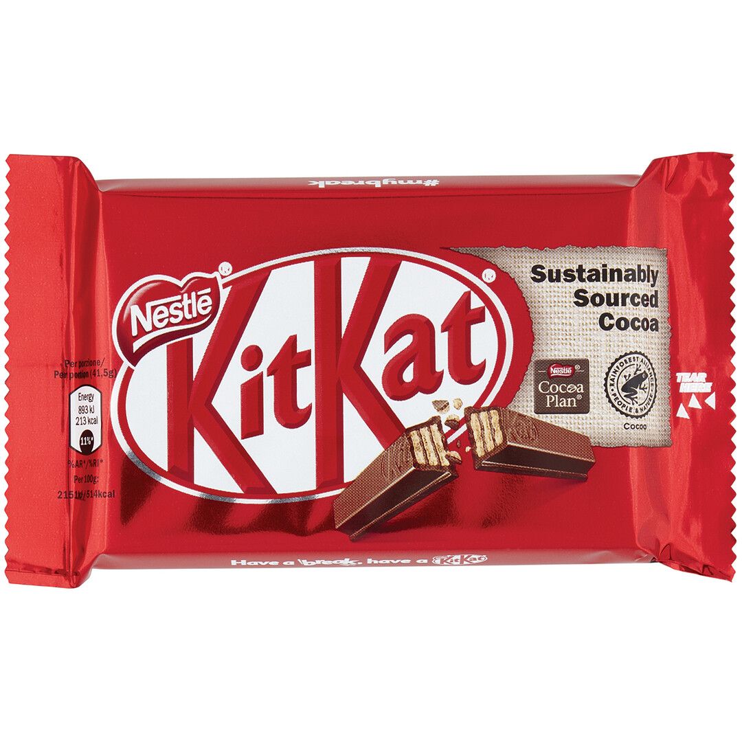 Молочный шоколад с хрустящей вафлей KitKat, 41.5 г