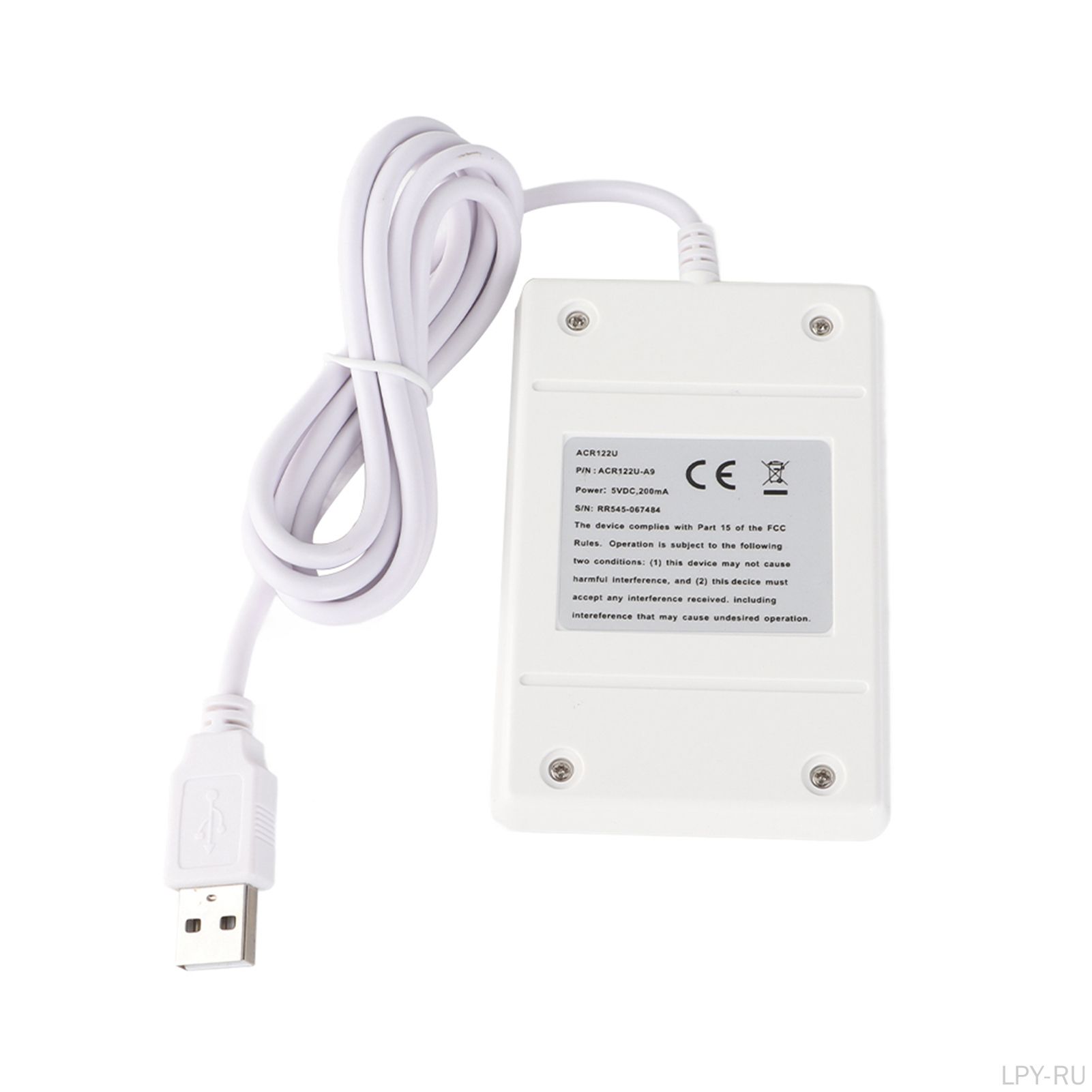 NFC-lezer/schrijver ACR122U – ISO 14443 A/B, FeliCa, 424 Kbps, CCID PC/SC
