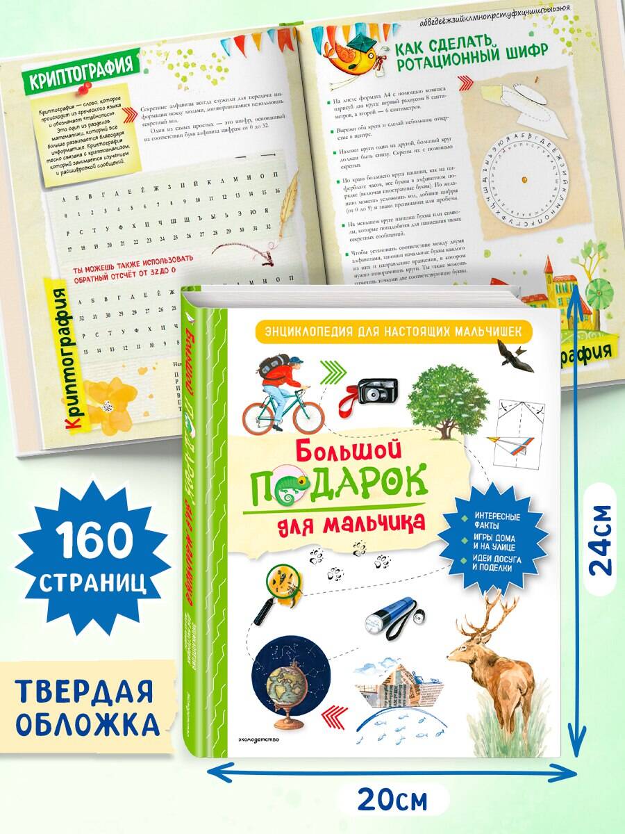 Большой подарок для мальчика. Энциклопедия для настоящих мальчишек | A Big Gift for a Boy. Encyclopedia for Real Boys - Ozon image 2