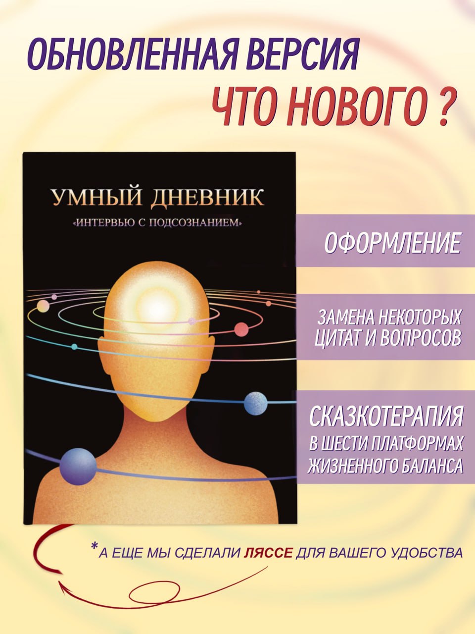 Умный личный дневник Интервью с подсознанием на 365 дней Психологический ежедневник для самопознания и баланса | Smart Personal Planner: Interview with the Subconscious - 365 Days to Self-Discovery and Balance - Ozon image 1