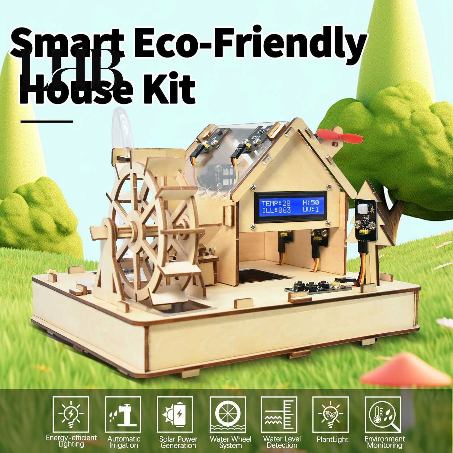 Keyestudio Стартовый комплект Keyestudio Smart House для Arduino с ...
