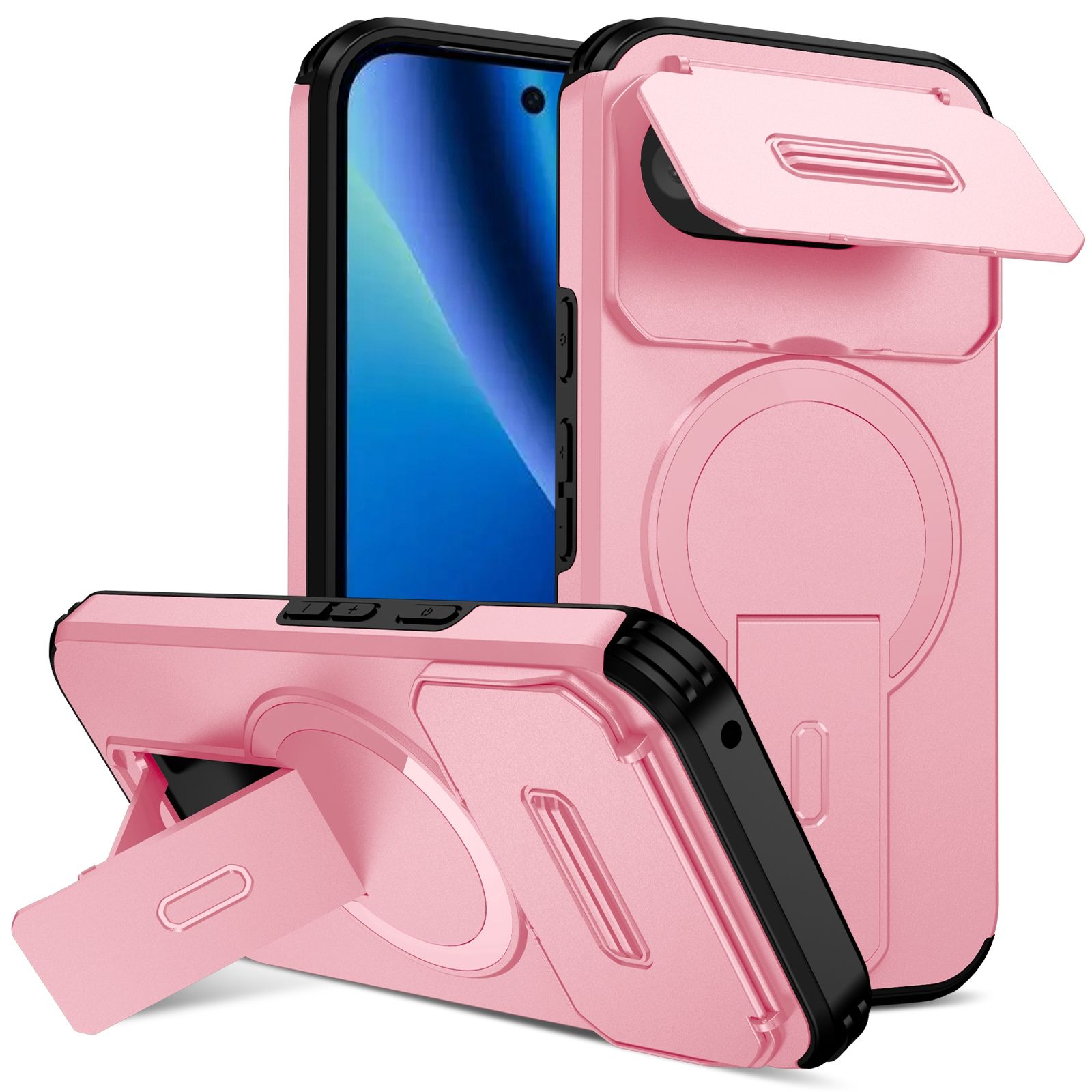 智能手机壳 用于 Google Pixel 10a, 塑料 , 浅粉色