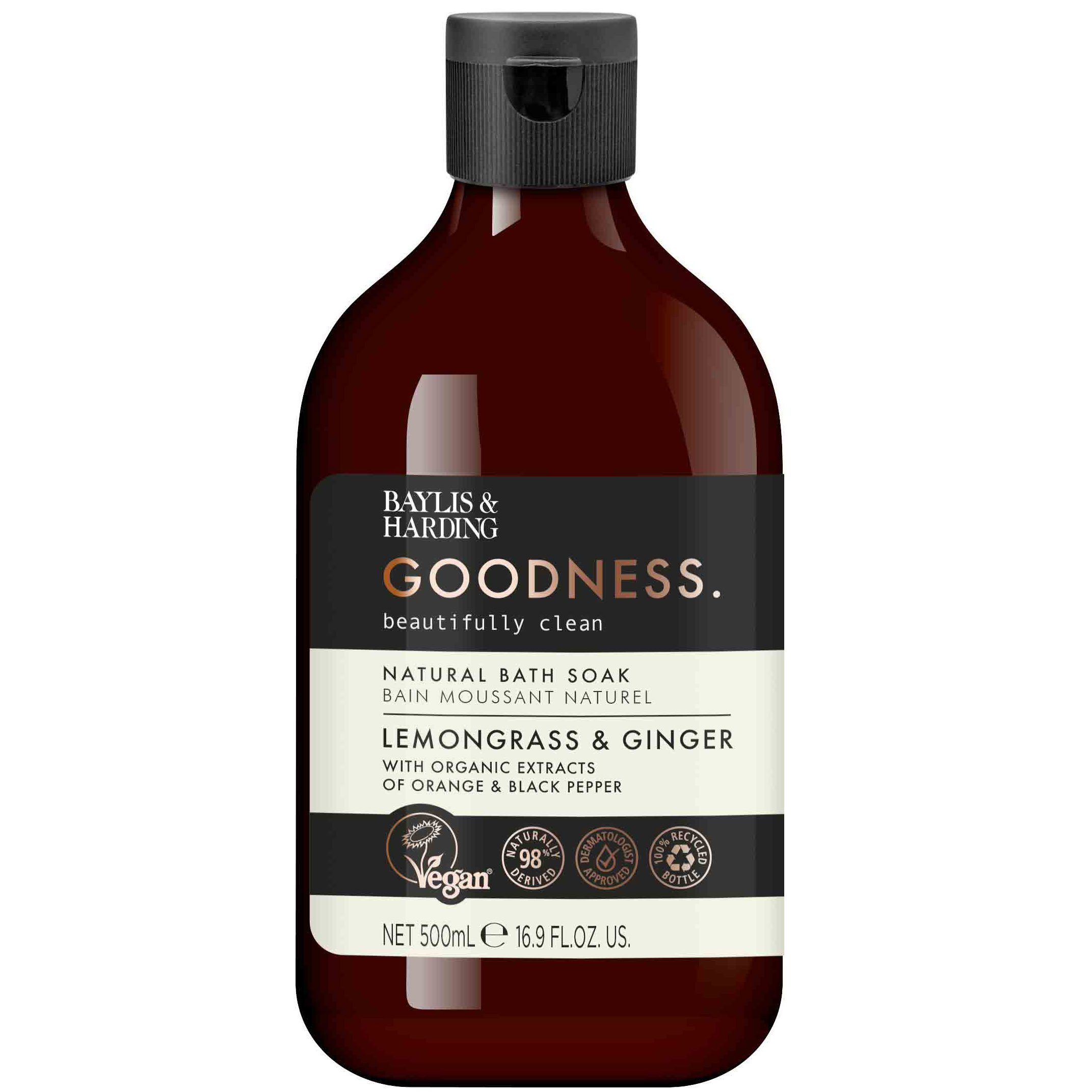 Baylis & Harding - Goodness Lemongrass & Ginger Bath Soak Пена для ванны 500 мл купить