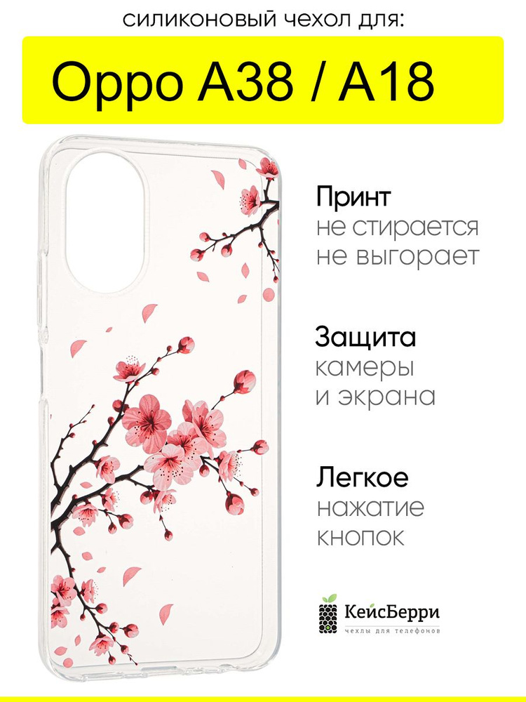 Чехол для Oppo A38 / A18, серия Clear #1