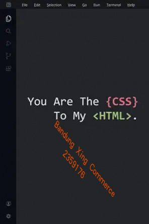 Developer IDE Notebook, You Are The CSS To My HTML ,Computer Software Premium: Programmer Dotted Notebook #1