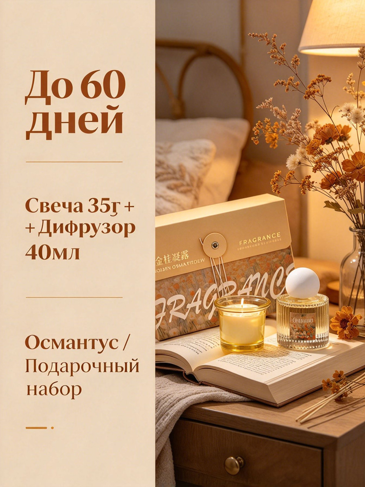 Свеча "Османтус" #1