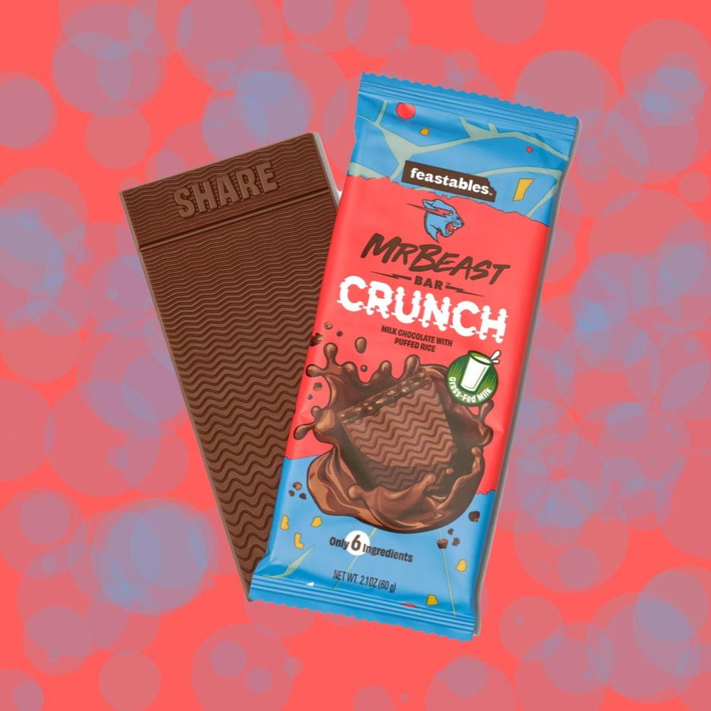 Feastables Crunch Chocolate Шоколад Mr. Beast (Шоколад Мистера Биста ...