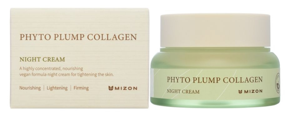 Mizon Ночной крем для лица с фитоколлагеном Phyto Plump Collagen Night Cream, 50 мл  #1