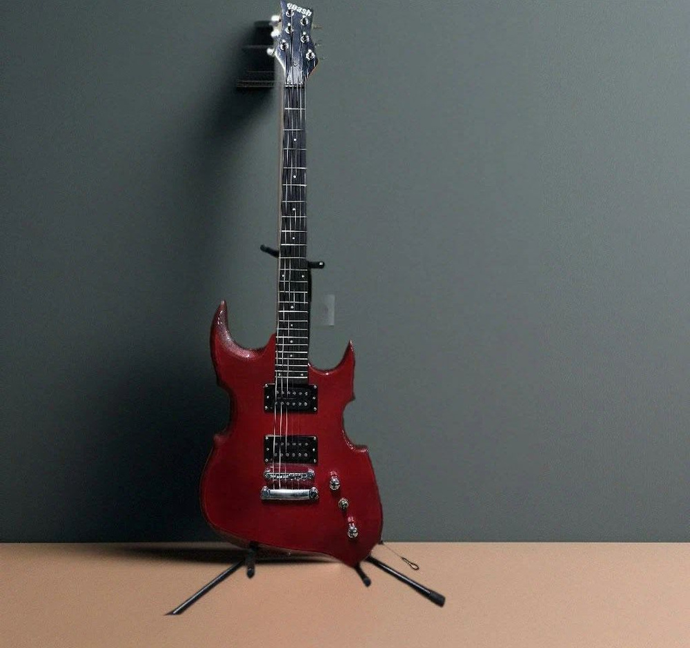 Электрогитара (гитара электрическая) ESP E-BASH красный - купить с ...
