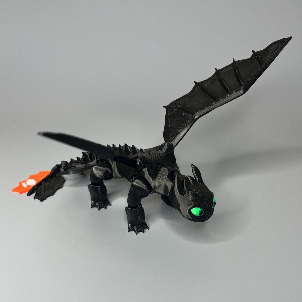Беззубик фигурка (цветной)/Как приручить дракона/Ночная фурия/ Дракон ...