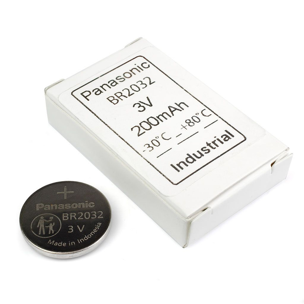 Батарейка литиевая Panasonic BR2032 BOX-1 купить на OZON по низкой цене ...