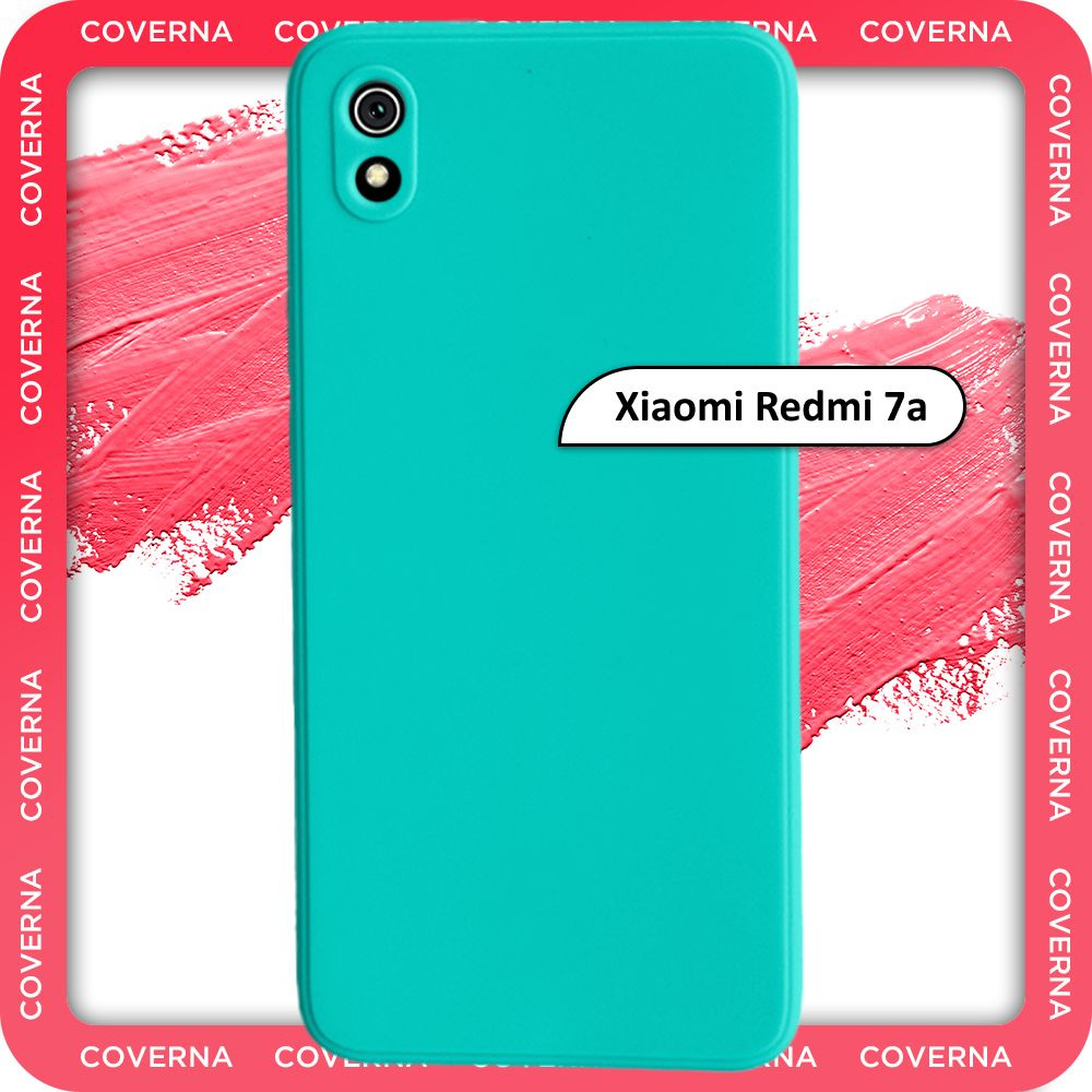 Чехол на Xiaomi Redmi 7A / для Редми 7а, накладка с однотонной матовой  поверхностью Soft Touch - купить с доставкой по выгодным ценам в  интернет-магазине OZON (786460410)