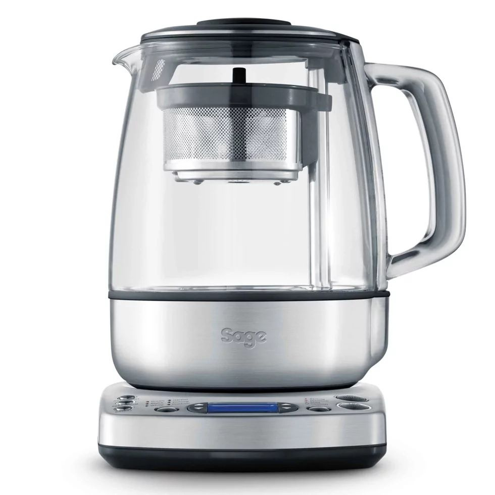 Чайник электрический Sage STM800BSS4EEU1 The Tea Maker стеклянный электрочайник, заварник для чая  #1