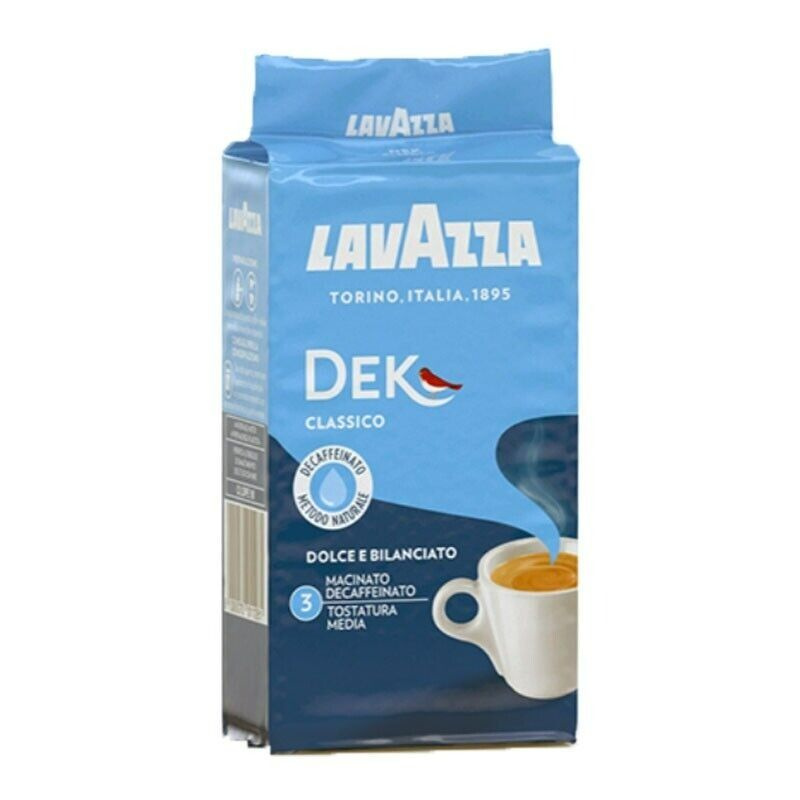 Кофе молотый Lavazza Dek (Decaffeinato), 250гр #1
