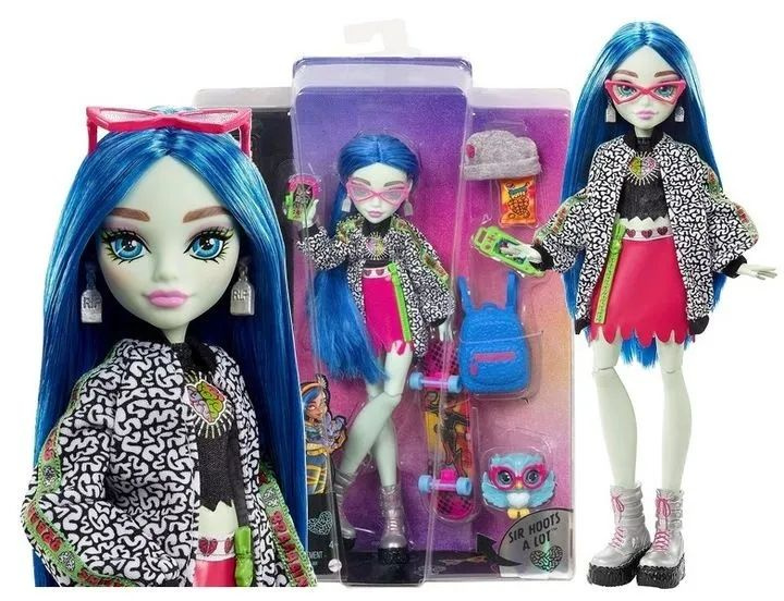 Кукла Monster High 3-го поколения, Ghoulia Yelps HHK58 - купить с ...