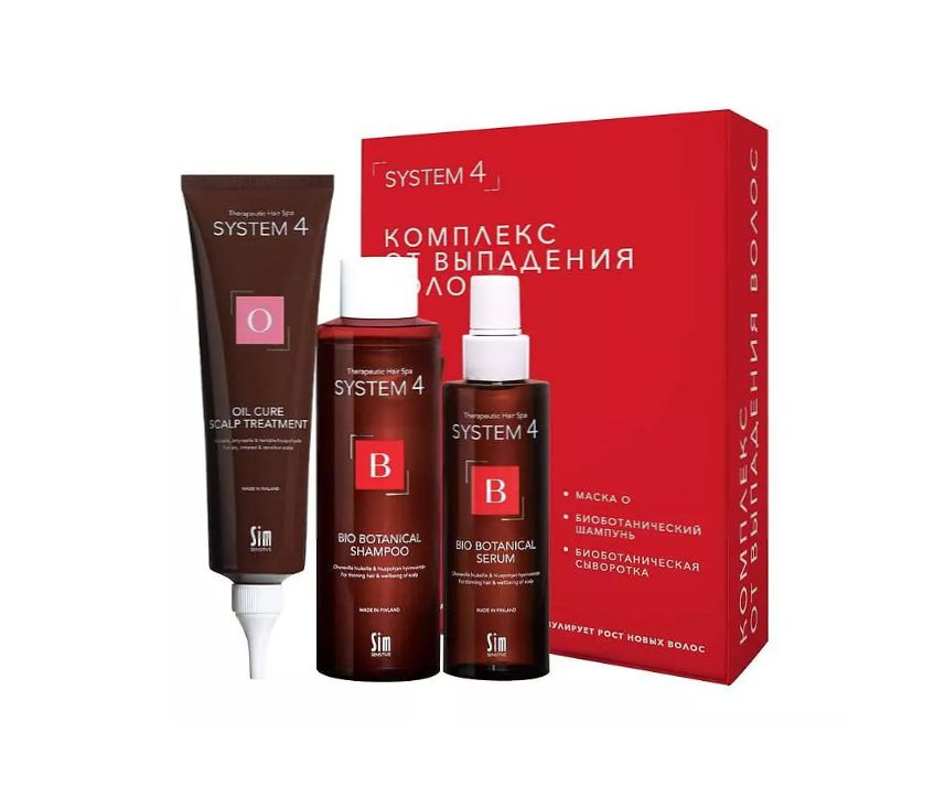 SYSTEM4 Комплекс от выпадения волос стандарт (Bio Botanical and Oil ...