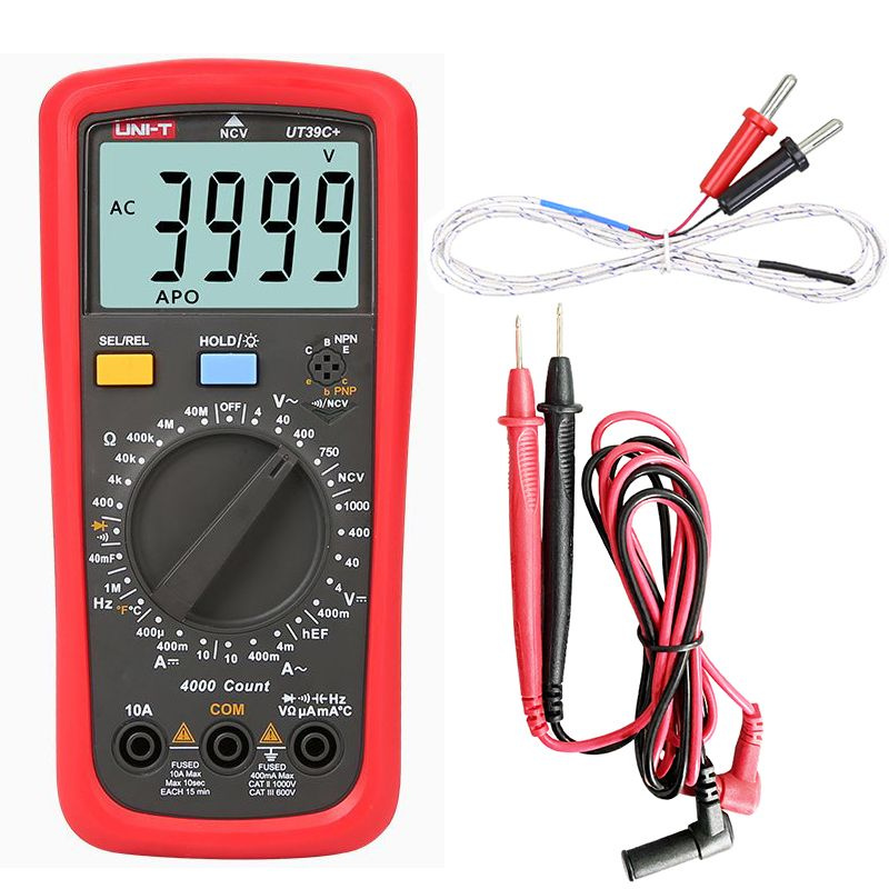 Цифровой мультиметр UNI-T UT39C+ True RMS измерения силы тока ...