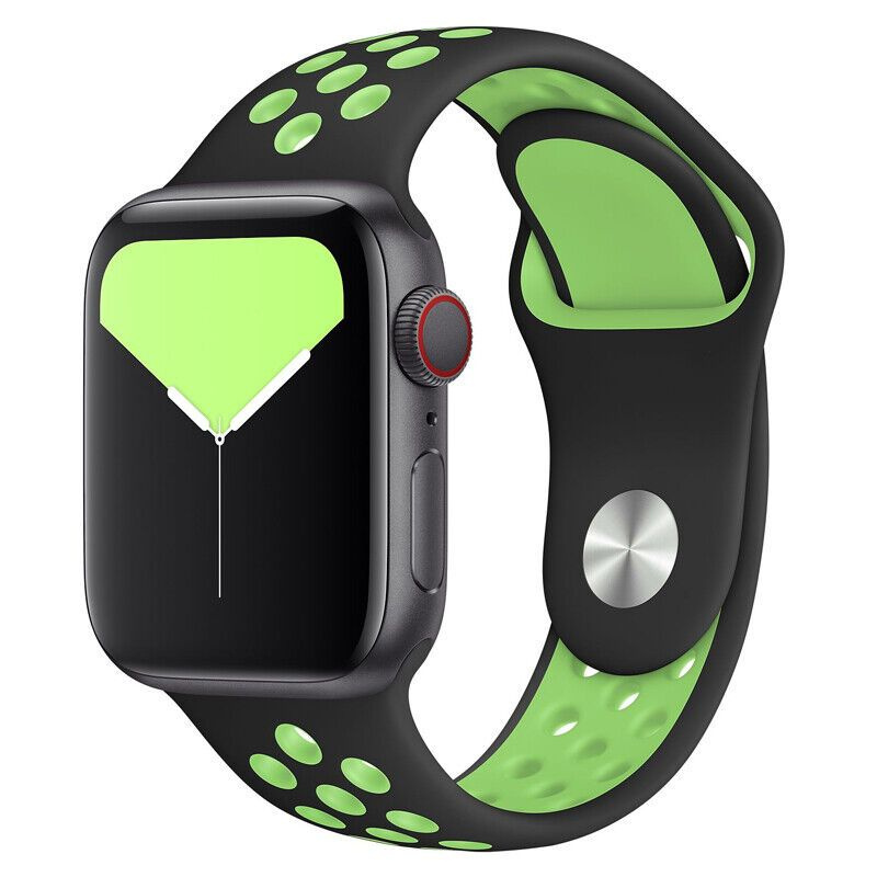 Силиконовый ремешок для смарт часов Apple Watch series 1-9 и Эппл Вотч SE Ultra 42-44-45-49 mm (Sport #1