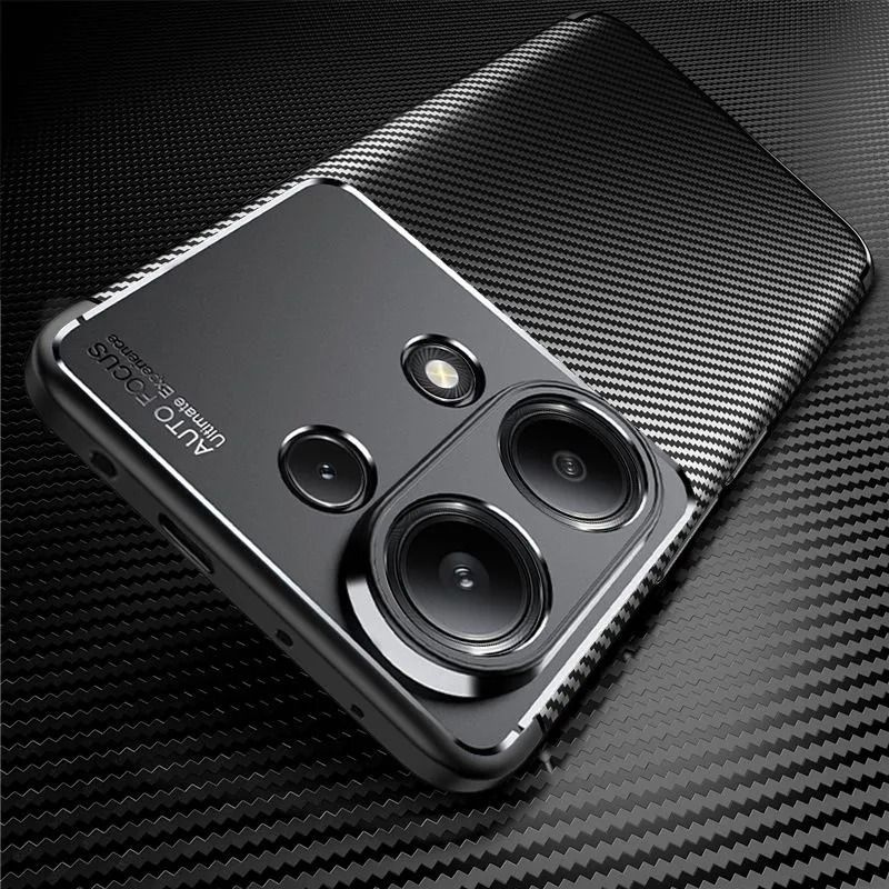Xiaomi Redmi Note 13 4G Чехол для премиальный карбоновый дизайн ...