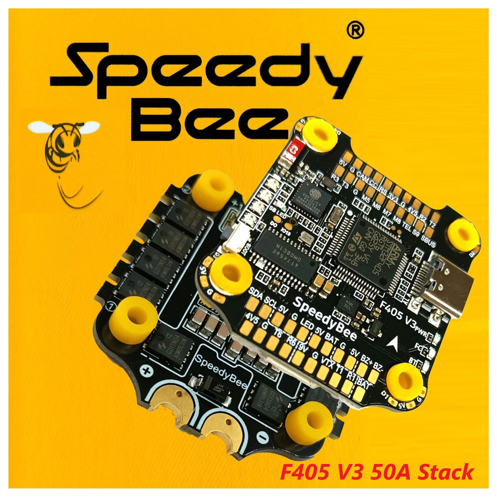 Полетный контроллер полета SpeedyBee F405 V3 50A Stack FC & ESC F405 V3 BLS 50A 4-в-1 ESC 30x30 Bluetooth #1
