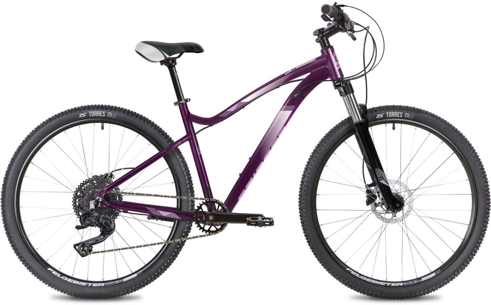 Велосипед STINGER 27.5" фиолетовый алюминий рама 17" Горный Взрослый ...
