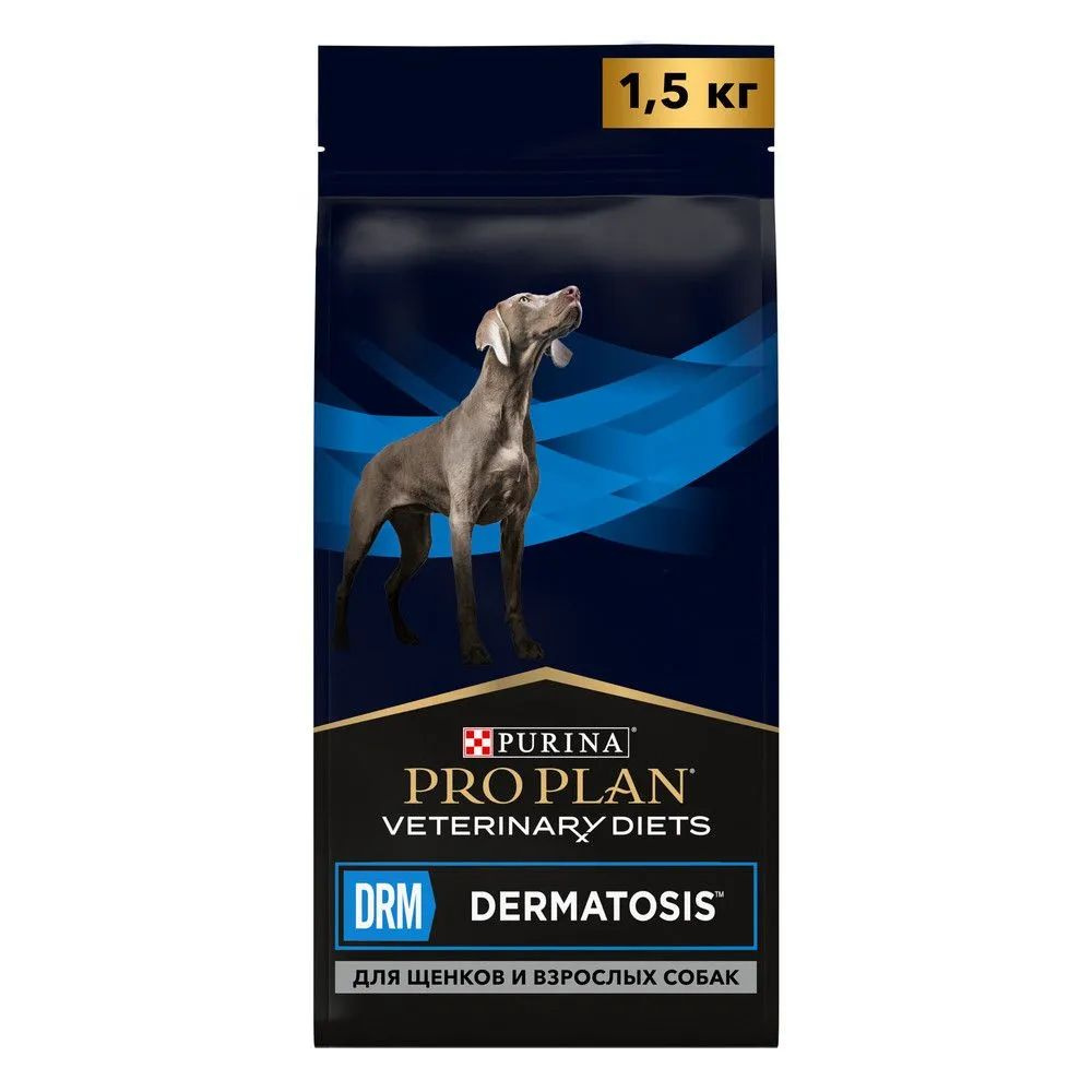 Pro Plan Veterinary Diets DRM Dermatosis при дерматозах и выпадении ...