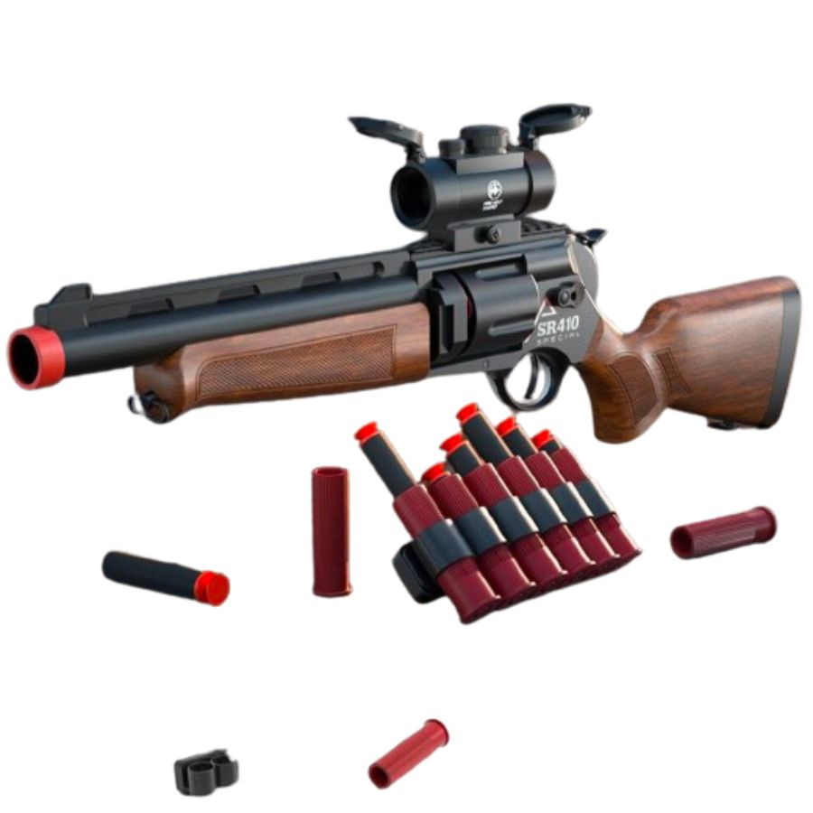 Игрушечный Помповый Дробовик M79 с прицелом, выбросом гильз и мягкими ...