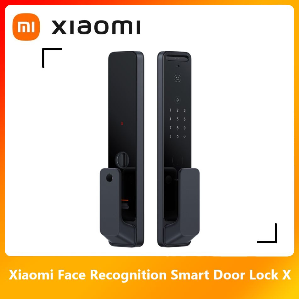 Умный замок для входной двери Xiaomi Face Recognition Smart Door Lock X  (XMZNMS06LM),черный - купить с доставкой по выгодным ценам в  интернет-магазине OZON (585756666)