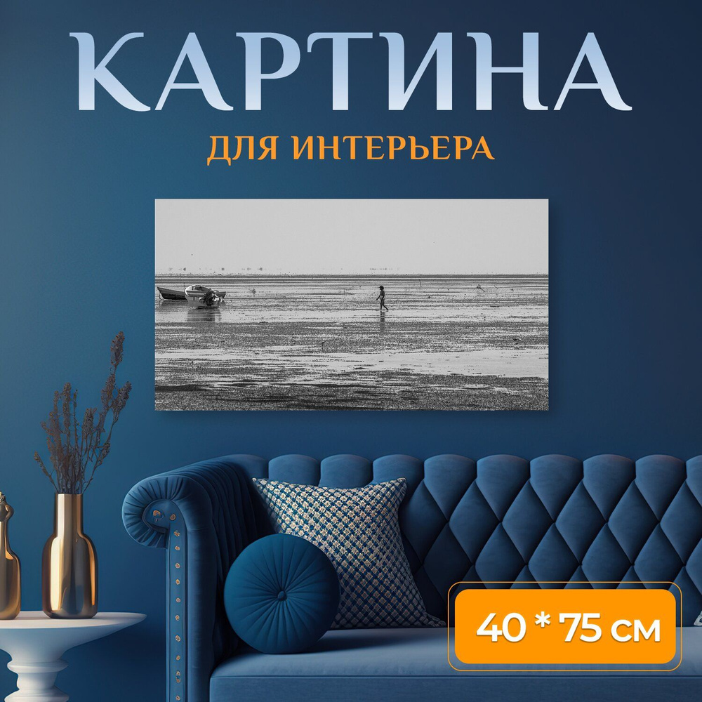 LotsPrints Картина "Вода, океан, море 27" 40x75 см #1
