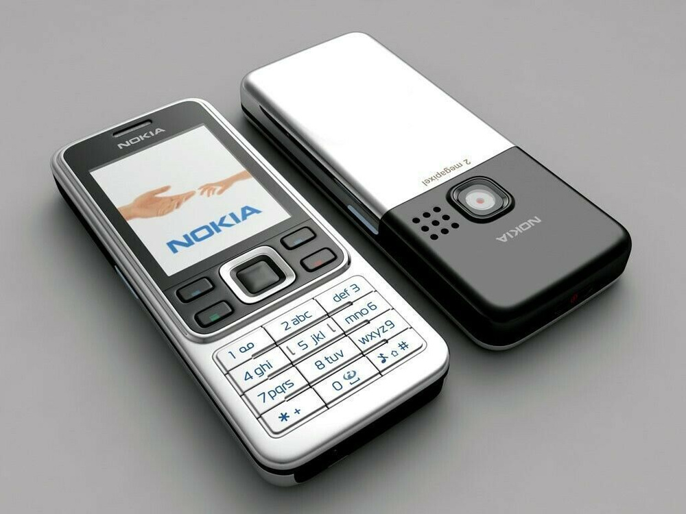 Nokia Мобильный телефон 6300, серебристый #1