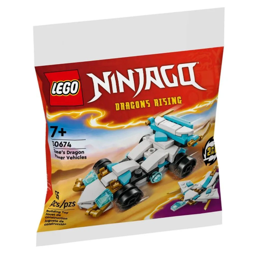 Конструктор LEGO Ninjago 30674 Машина-дракон Зейна - купить с доставкой по  выгодным ценам в интернет-магазине OZON (1520182366)