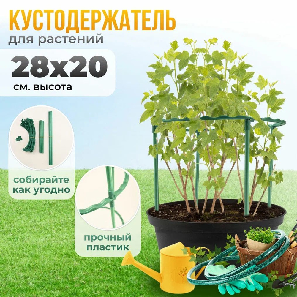 Опора для растений, цветов круглая, Поддержка для растений 1 кольцо ...