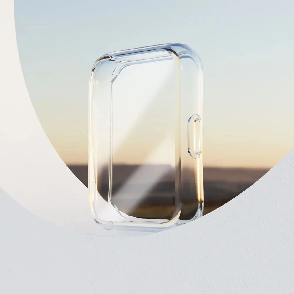 Силиконовая накладка Full cover, полноэкранный защитный чехол для Huawei Watch Fit 2  #1