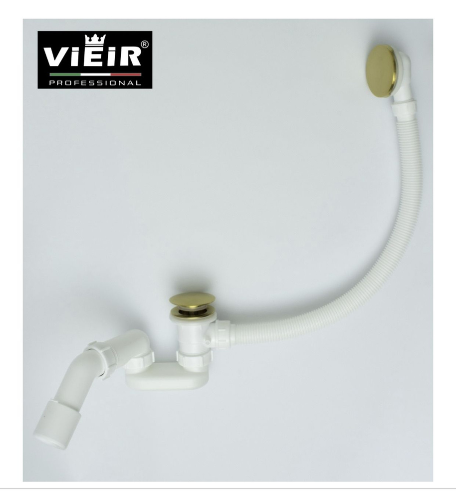 VRQ91-S Пластиковая обвязка (автомат) для ванны (ЗОЛОТО) ViEiR  #1