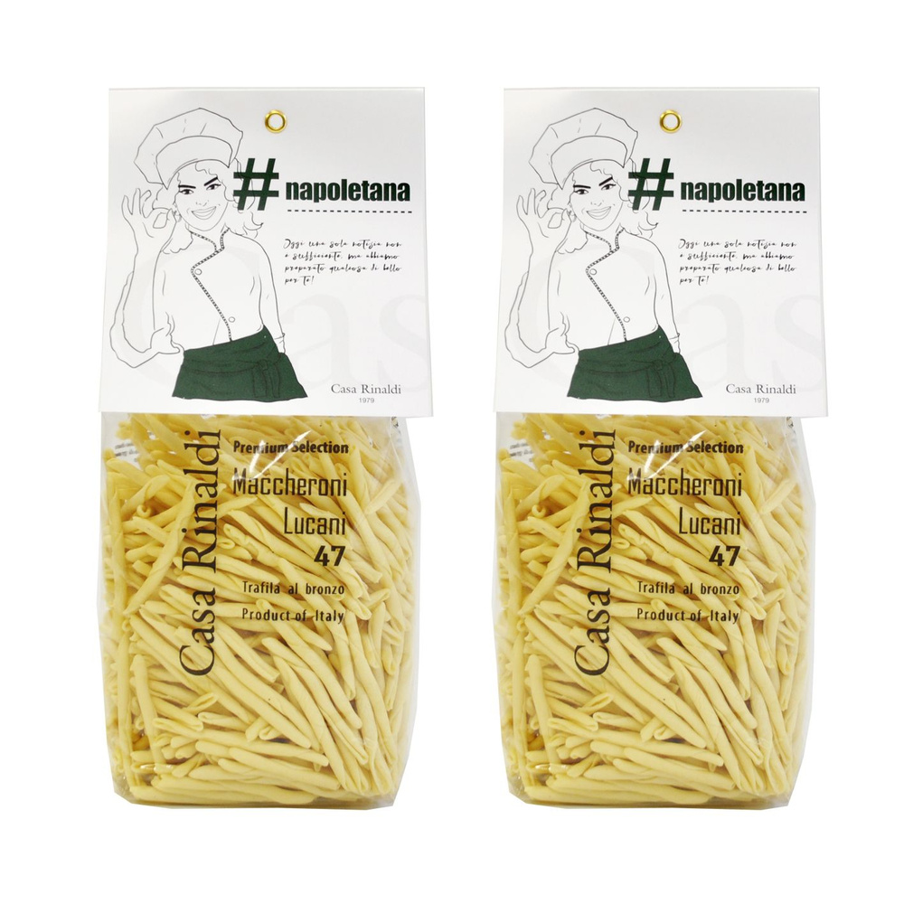 Casa Rinaldi Паста Premium Маккерони Лукани 2 шт. х 500 г - купить с ...