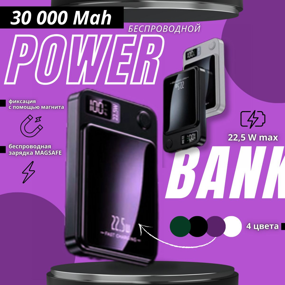 Внешний аккумулятор (Power Bank) для телефона - купить по выгодным ценам в  интернет-магазине OZON (1419932236)