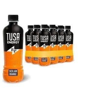 Энергетический напиток "TUSA ENERGY" Сицилиан Оранж тонизирующий 0,5л пэт/12 шт  #1