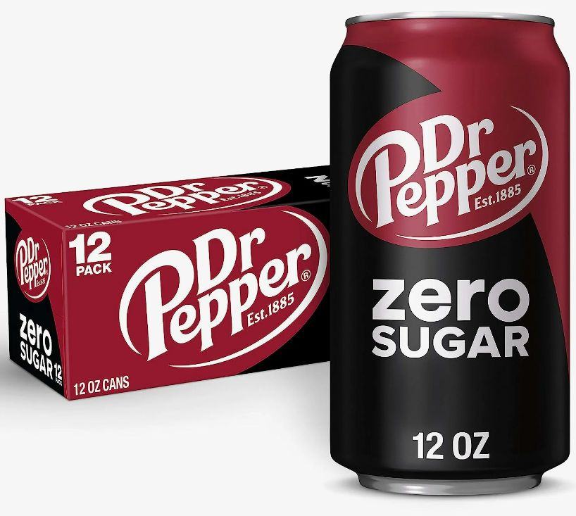 Газированный напиток Dr Pepper Original Zero без сахара США, 355 мл 12шт  #1