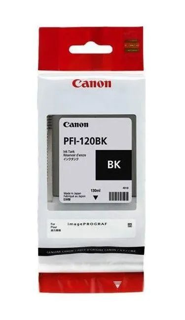 Картридж струйный Canon PFI-120Bk, черный, 130 ml, (оригинал) #1