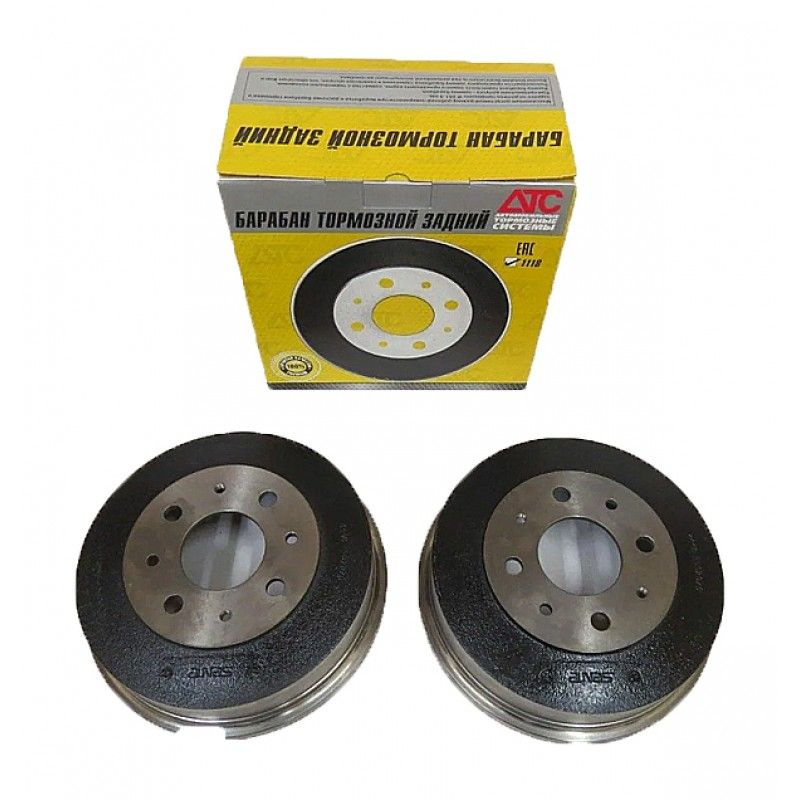 Барабан тормозной ВАЗ 2108 ATC чугунный (артикул АТС 11186) - купить по ...