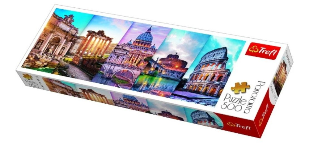 Пазл-панорама "Архитектура Италии" 500 элементовентов в коробке ...