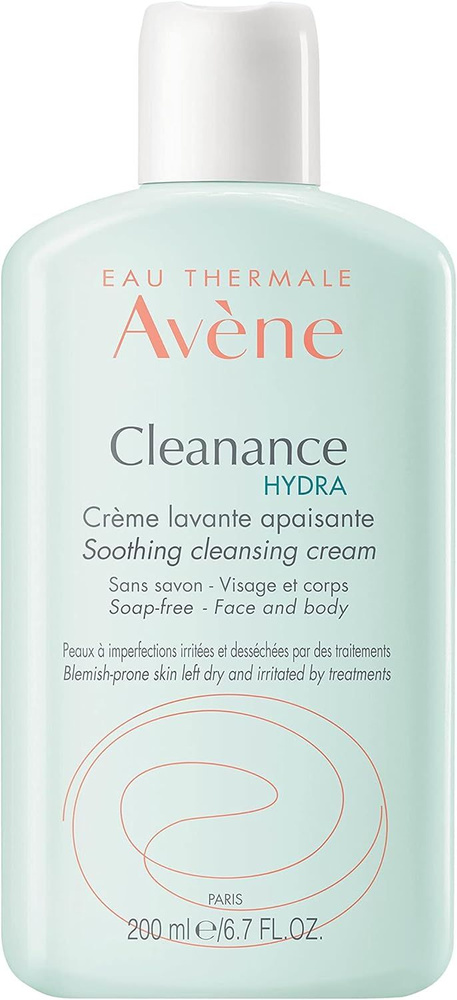 Avene Cleanance Hydra Creme Lavante Очищающий крем для лица для чувствительной кожи 200 мл  #1