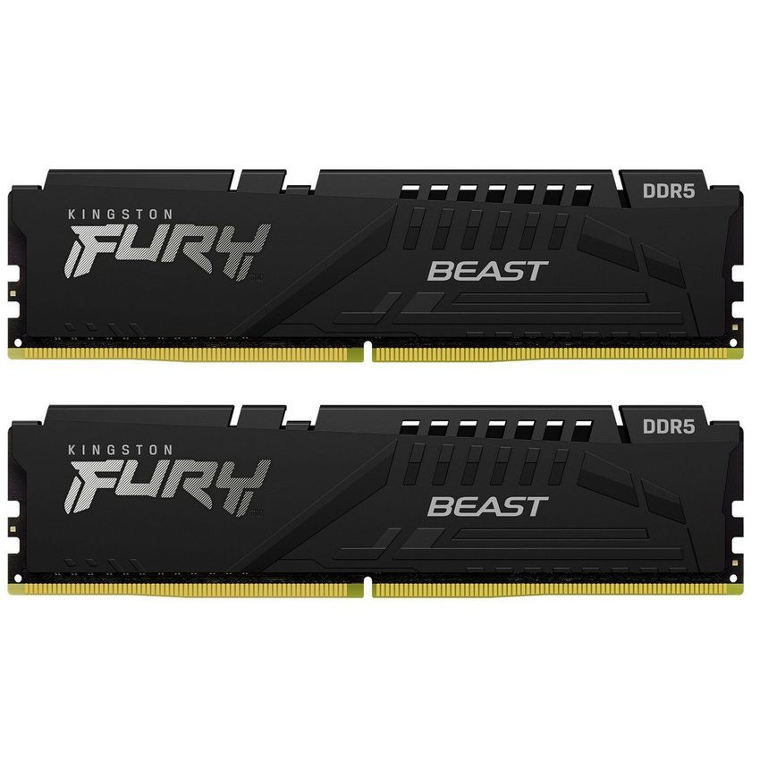 Kingston Оперативная память Оперативная память Fury Beast Black AMD KF552C36BBEK2-64 2x32 ГБ (KF552C36BBEK2-64) #1