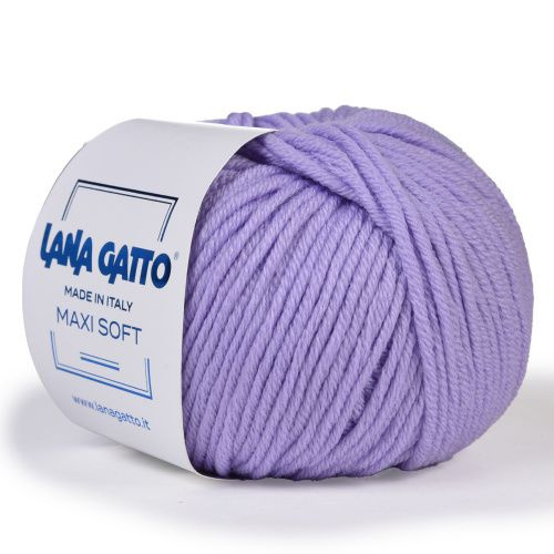 2 Мотка, Lana Gatto MAXI SOFT, 100% Экстратонкая мериносовая шерсть / 50 гр. - 90 м., Цвет-10180  #1