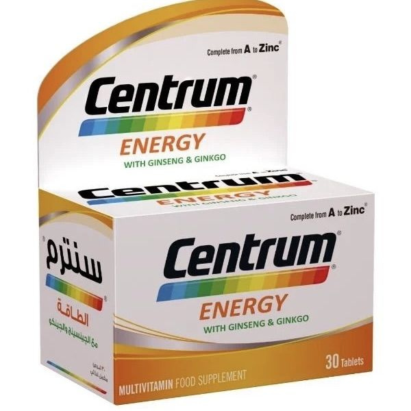 Centrum Energy с женьшенем и гинкго, 30 таблеток #1