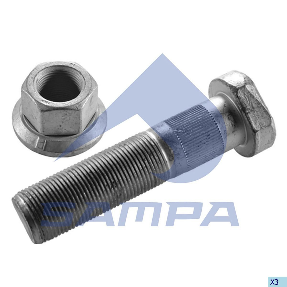 Болт колеса М22х1,5х104(048)