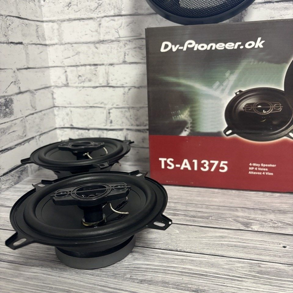 Колонки для автомобиля Pioneer.OK TS-A1375 / коаксиальная акустика 13 см.  (5 дюймов) / комплект 2 шт.ner