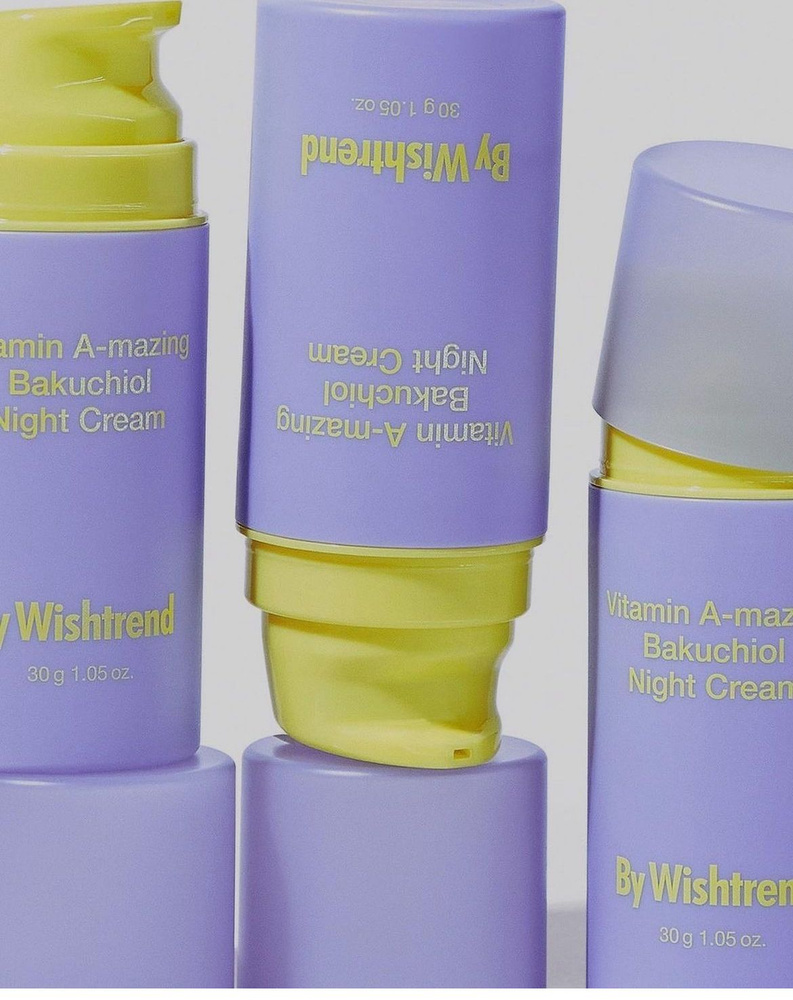 Ночной омолаживающий крем By Wishtrend Vitamin A-mazing Bakuchiol Night Cream #1