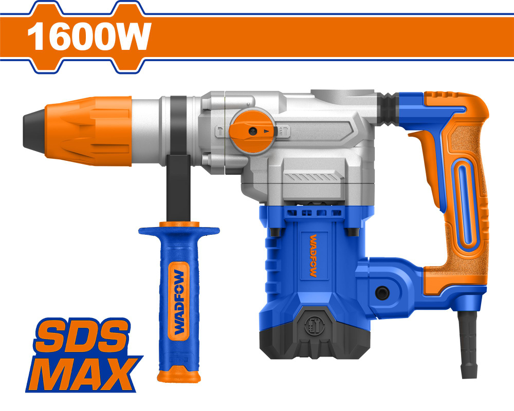 Перфоратор SDS-MAX 1600 Вт, 10 Дж WADFOW WRH3D38 #1